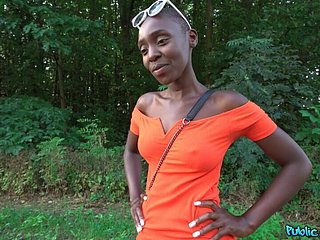 African Ebony Loves Big Dick 1 - Public Agent