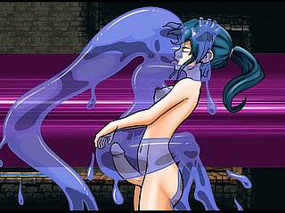Naylas Schloss [Pornplay Hentai -Spiel] EP.1 Succubus futanari cum zweimal close by Zombie -Mädchen