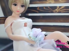 Midget teen Blonde astounding sex dame