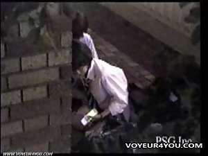 Dos parejas sexuales influenza noche al aire libre