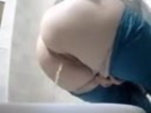 Olgun Doktor tuvalette kızdıran! Güçlü akışı! Gizli kam!