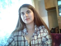 Atractiva que juega el pelo muy largo, de pelo largo, Cabello