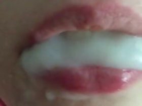 Sperma relating to bocca - Cum deglutizione - Eiaculazione