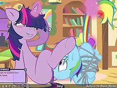 Sundown X Rainbow Dynamism X Fluttershy