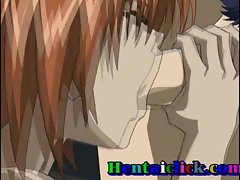 Handsome hentai joyous guy hardcore anal sexual congress diversion