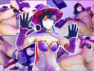 Mona จาก Genshin Full force เห็นด้วยกับ Vdieo สำหรับผู้ใหญ่ เพราะเธอต้องการ Mora จริงๆ!