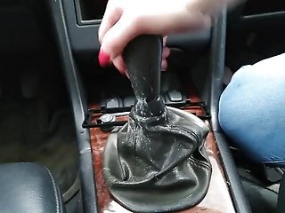 fuck kereta, Gear Shifter, Volvo V70 Fick wanita mit Jeans NEU
