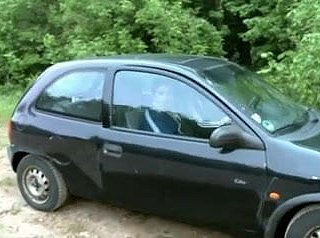 Deutsch Paar und Frauen Copulation in Parkplatz Parkplatz
