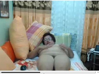 Filipina Asian Mature Madura Oma mit Brille